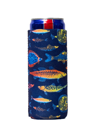 Neon Fish 12oz Magnetic Slim Can Sleeve- Limited Edition* - Drink Handlers