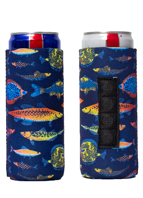 Neon Fish 12oz Magnetic Slim Can Sleeve- Limited Edition* - Drink Handlers