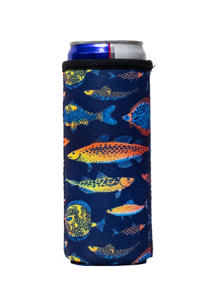 Neon Fish 12oz Slim Can Sleeve - Limited Edition* - Drink Handlers