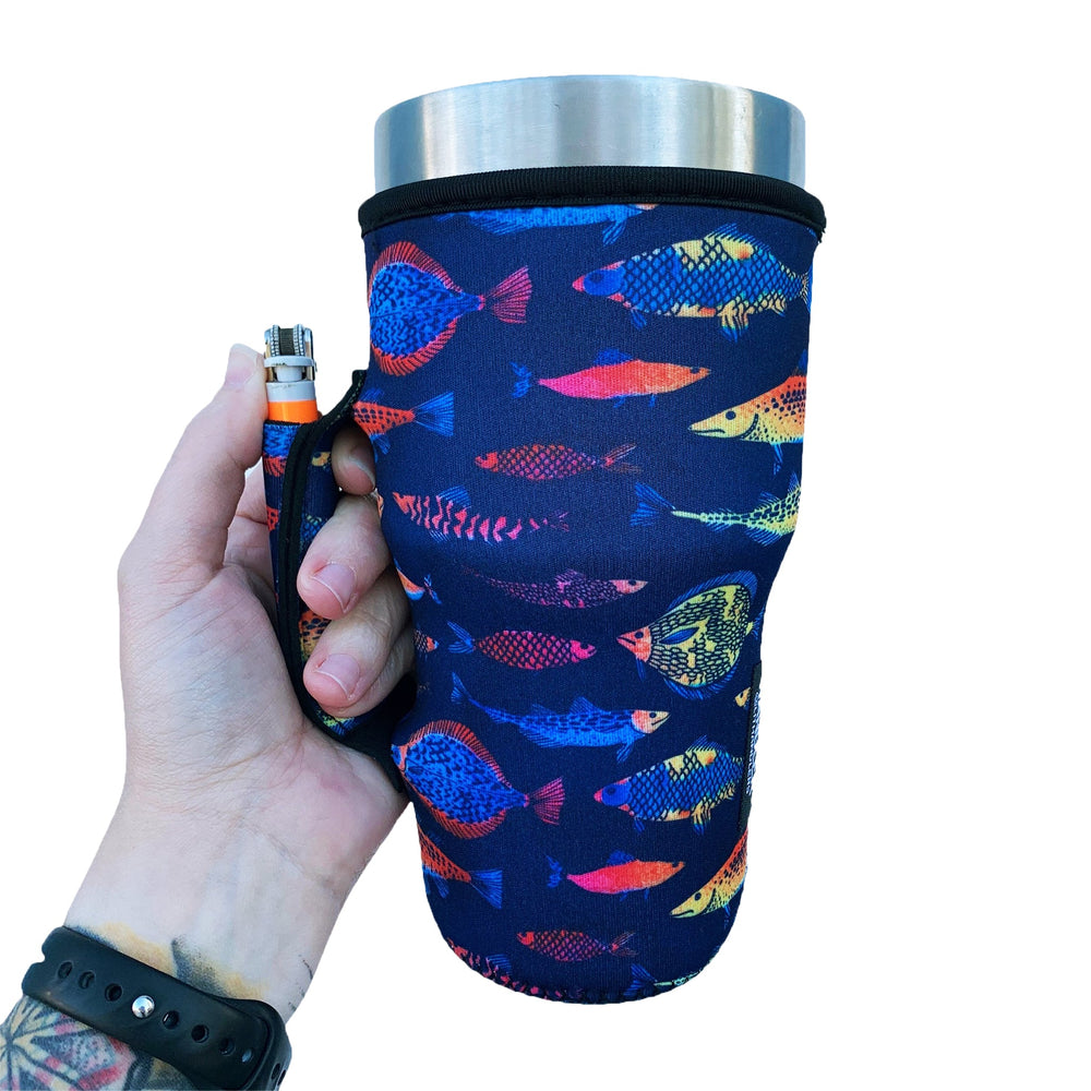 Neon Fish 30oz Tumbler Handler™ - Limited Edition* - Drink Handlers