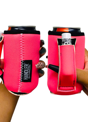 Neon Pink 12oz Regular Can Handler™ - Drink Handlers