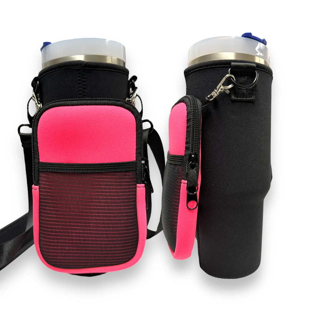 Neon Pink Clip On Pocket Attachment - Drink Handlers