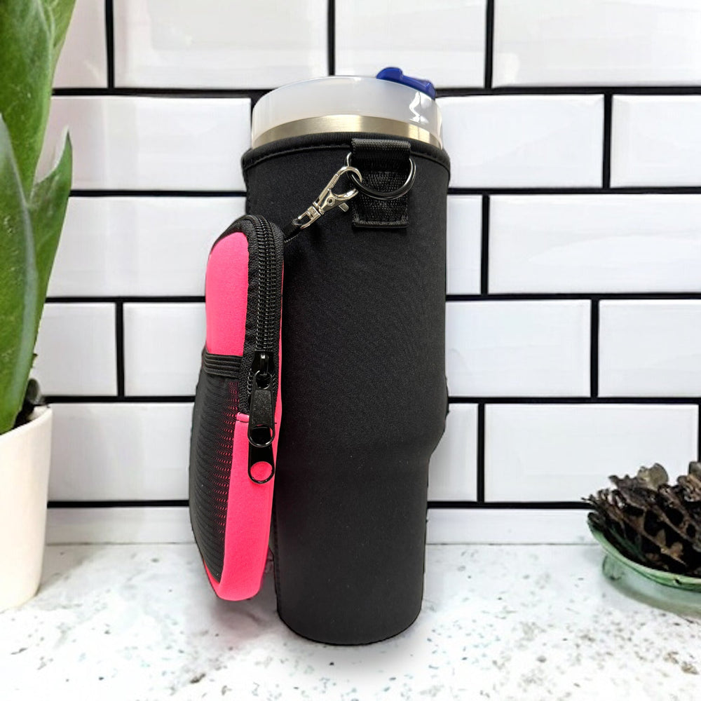 Neon Pink Clip On Pocket Attachment - Drink Handlers