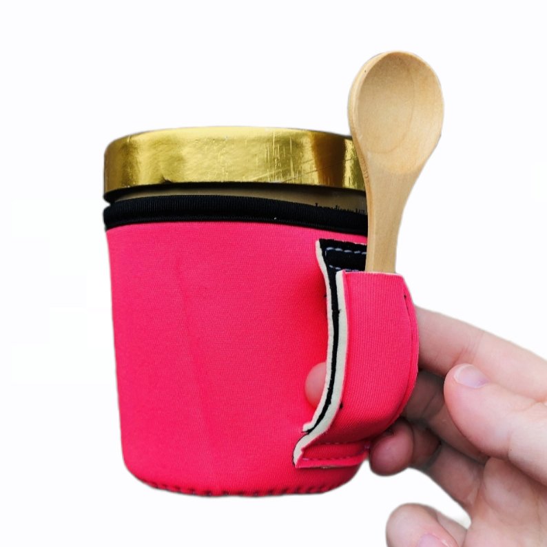 Neon Pink Pint Size Ice Cream Handler™ - Drink Handlers