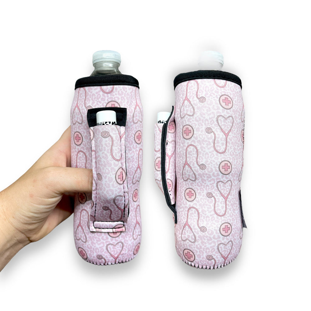 Nurse Leopard 16-24oz Soda & Water Bottle / Tallboy Can Handler™ - Drink Handlers