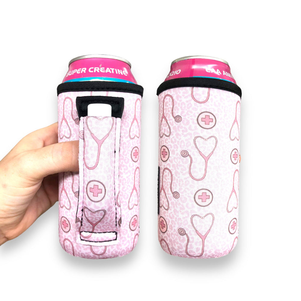 5 Piece Lot - Coors Light Drink Koozie - Bottle Beer Neoprene Pink Holders