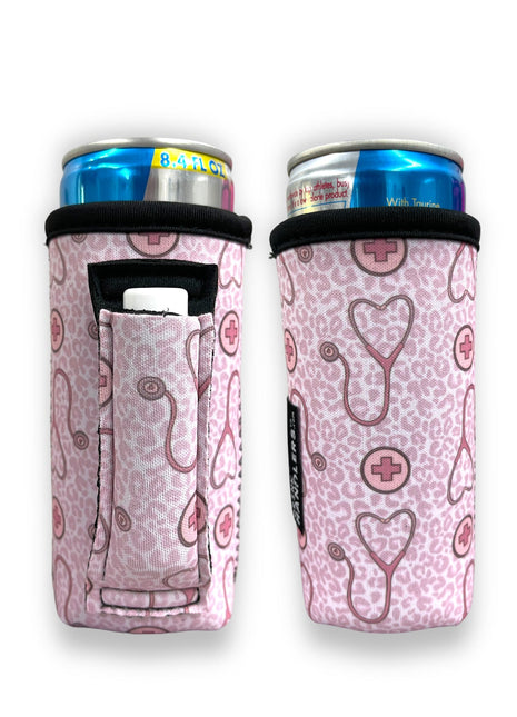 Nurse Leopard 8-10oz Slim Can Handler™ - Drink Handlers