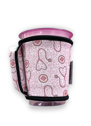 Nurse Leopard Small / Medium Bottomless Handler™ - Drink Handlers