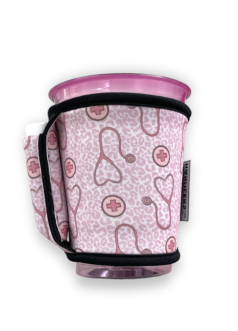 Nurse Leopard Small / Medium Bottomless Handler™ - Drink Handlers