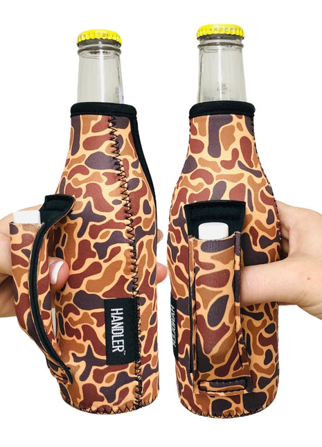 Old School Camo 12oz Bottleneck Handler™ - Drink Handlers