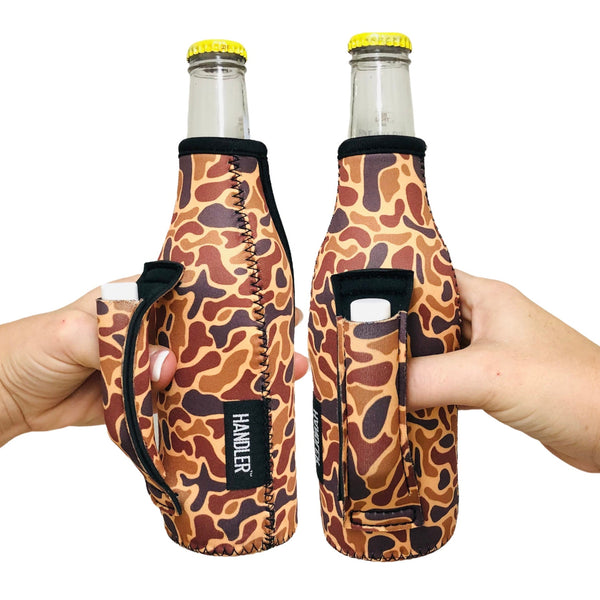 Old School Camo 12oz Bottleneck Handler™ - Drink Handlers