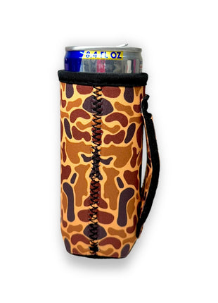 Old School Camo 8-10oz Slim Can Handler™ - Drink Handlers