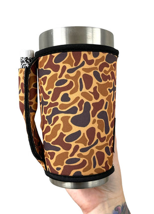 Old School Camo Large / XL Bottomless Handler™ - Drink Handlers