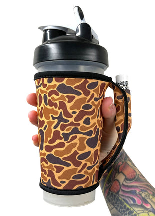 Old School Camo Large / XL Bottomless Handler™ - Drink Handlers