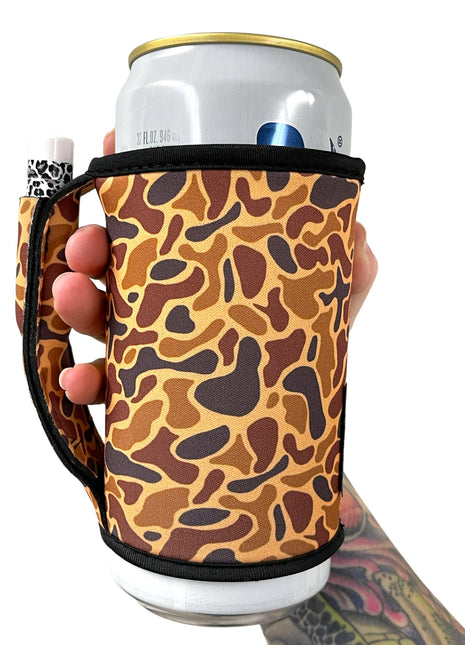 Old School Camo Large / XL Bottomless Handler™ - Drink Handlers