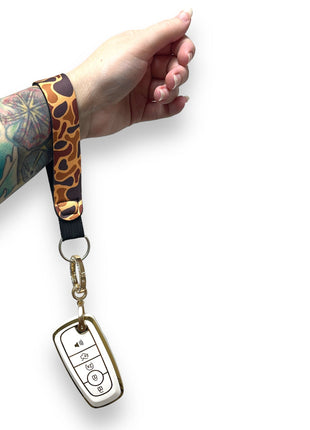 Old School Camo Wristlet Keychain - Drink Handlers