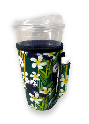 Panda Panda 16oz PINT Glass / Medium Fountain Drinks and Hot Coffee Handlers™ - Drink Handlers