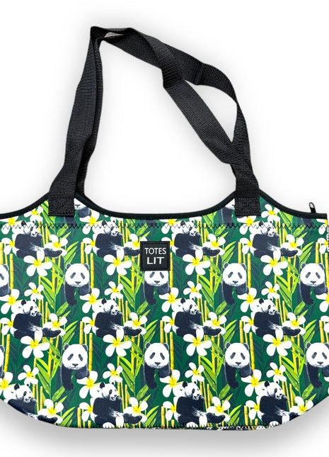 Panda Panda Neoprene Tote - Drink Handlers