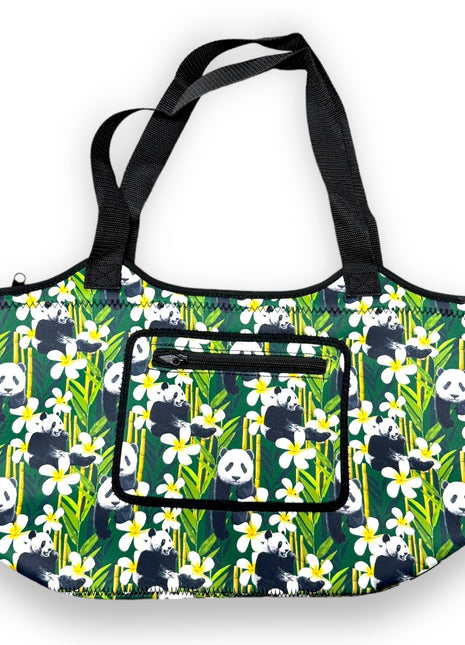 Panda Panda Neoprene Tote - Drink Handlers
