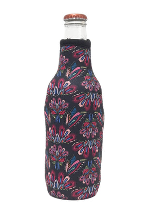 Pink Embroidery 12oz Bottleneck Sleeve - Drink Handlers