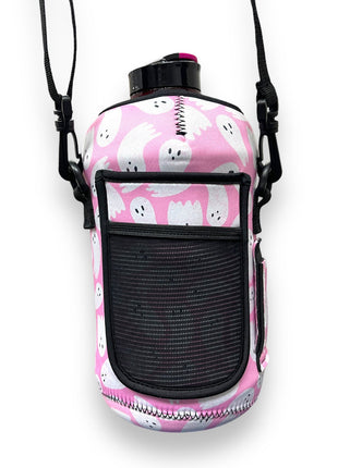 Pink Ghost 1/2 Gallon Jug Carrying Handler™ - Drink Handlers