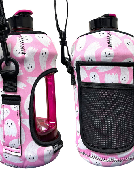 Pink Ghost 1/2 Gallon Jug Carrying Handler™ - Drink Handlers
