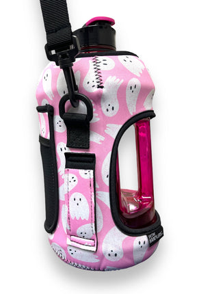 Pink Ghost 1/2 Gallon Jug Carrying Handler™ - Drink Handlers