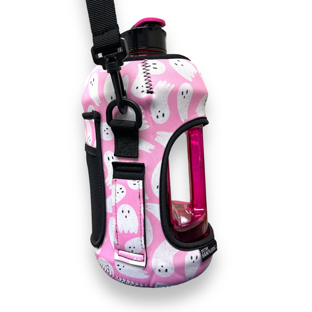 Pink Ghost 1/2 Gallon Jug Carrying Handler™ - Drink Handlers