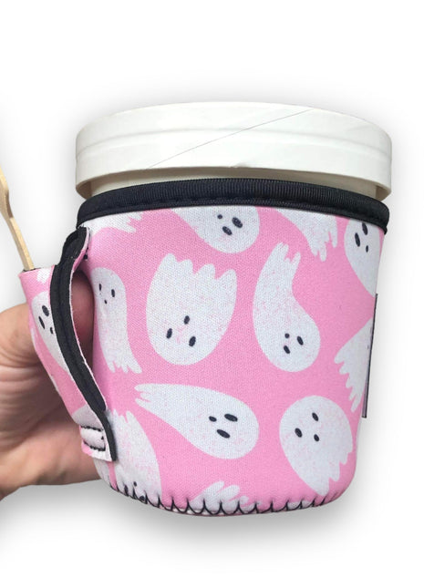 Pink Ghost Pint Size Ice Cream Handler™ - Drink Handlers