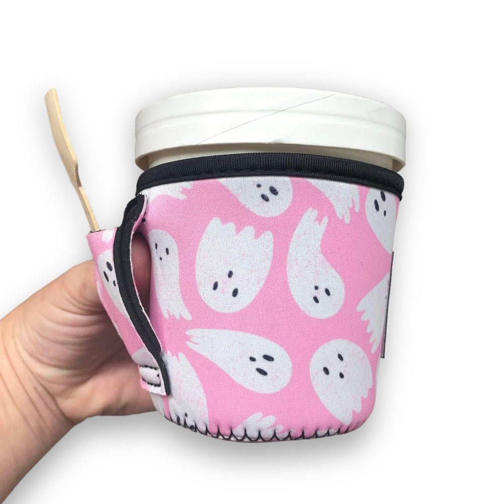 Pink Ghost Pint Size Ice Cream Handler™ - Drink Handlers
