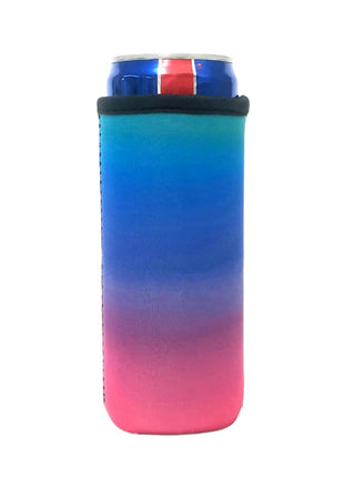 Pink Ombre 12oz Slim Can Sleeve - Drink Handlers