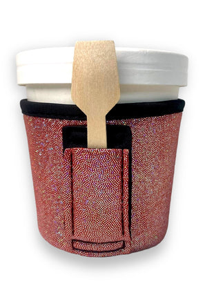 Pink Party Pint Size Ice Cream Handler™ - Drink Handlers