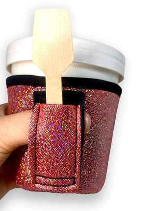 Pink Party Pint Size Ice Cream Handler™ - Drink Handlers