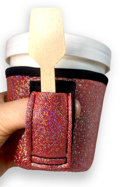 Pink Party Pint Size Ice Cream Handler™ - Drink Handlers