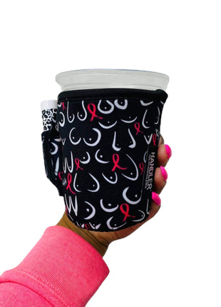 Pink Ribbon Small & Medium Coffee Handler™ - Drink Handlers