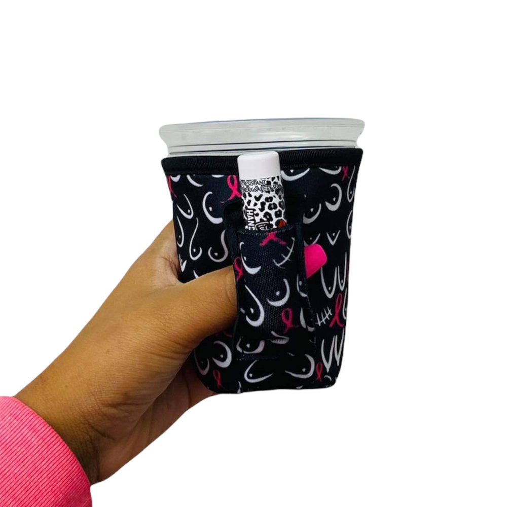 Pink Ribbon Small & Medium Coffee Handler™ - Drink Handlers