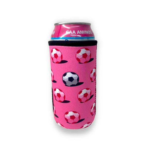Pink Soccer 16oz Can Handler™ - Drink Handlers