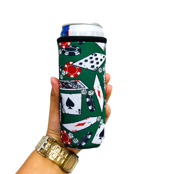 Poker 12oz Slim Can Handler™ - Drink Handlers