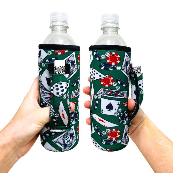 Poker 16-24oz Soda & Water Bottle / Tallboy Can Handler™ - Drink Handlers