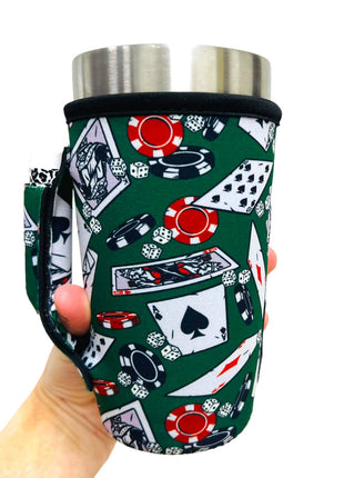 Poker 20oz Large Coffee / Tea / Tumbler Handler™ - Drink Handlers