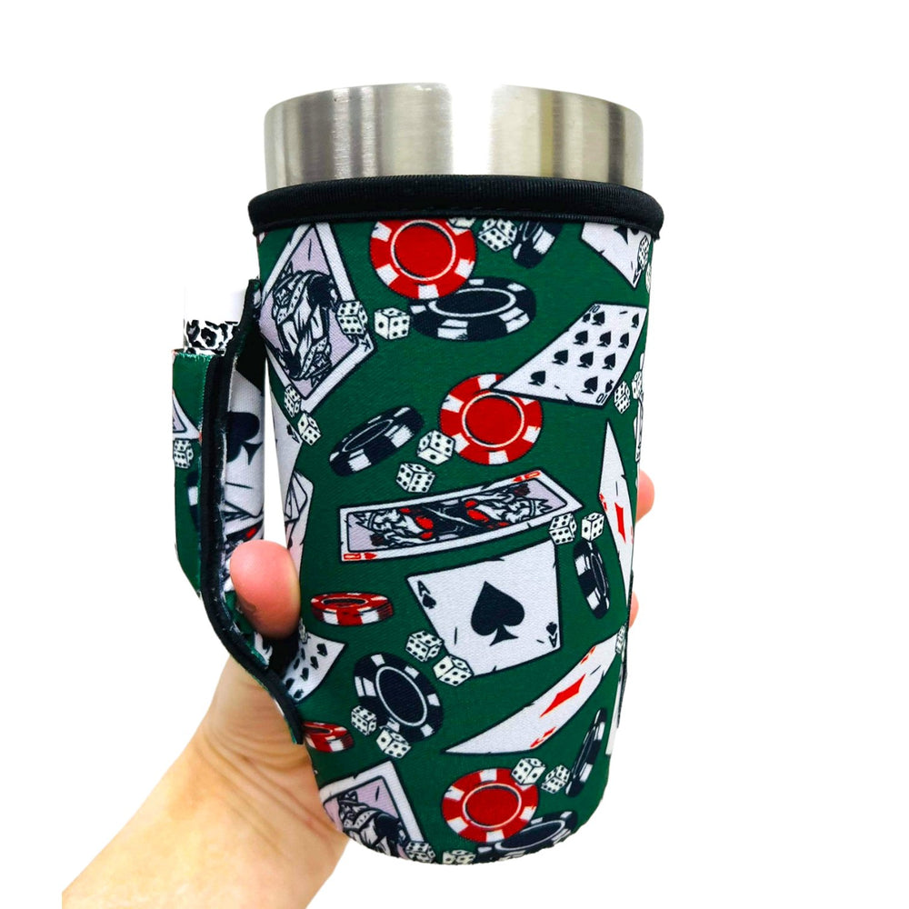 Poker 20oz Large Coffee / Tea / Tumbler Handler™ - Drink Handlers