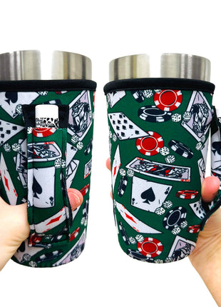 Poker 20oz Large Coffee / Tea / Tumbler Handler™ - Drink Handlers