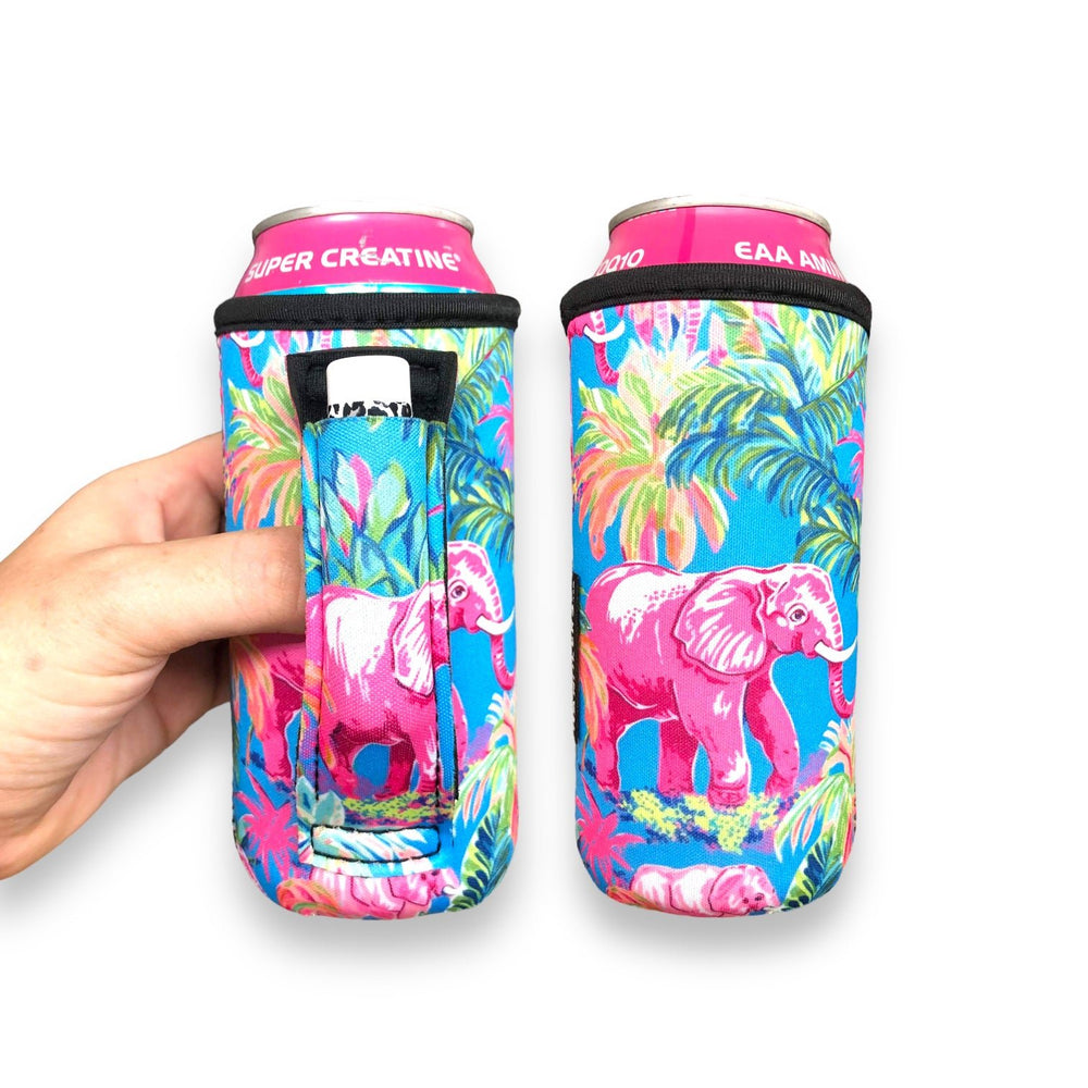Preppy Elephant 16oz Can Handler™ - Drink Handlers