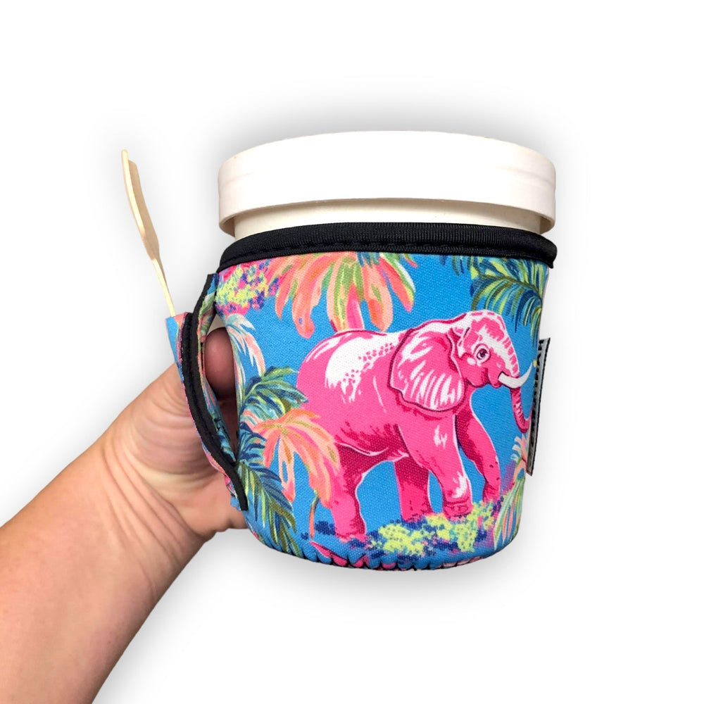 Preppy Elephant Pint Size Ice Cream Handler™ - Drink Handlers