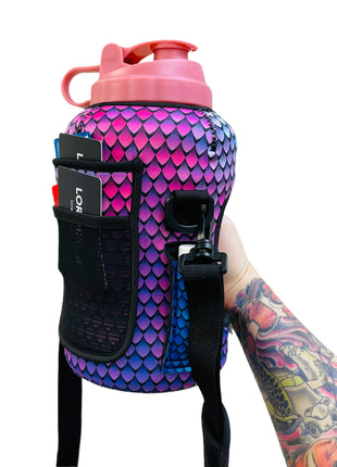 Purple Mermaid 1/2 Gallon Jug Carrying Handler™ - Drink Handlers