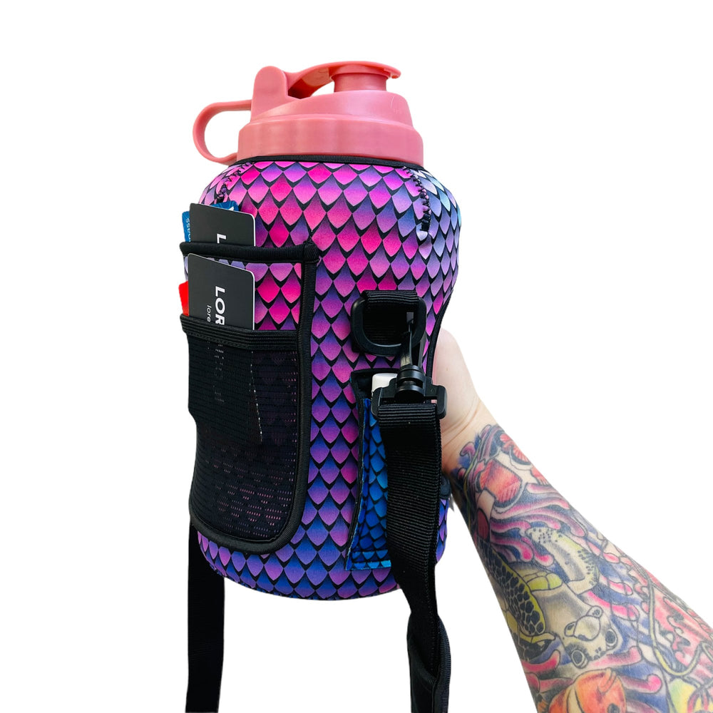 Purple Mermaid 1/2 Gallon Jug Carrying Handler™ - Drink Handlers