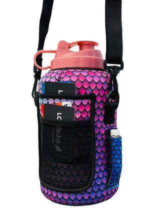Purple Mermaid 1/2 Gallon Jug Carrying Handler™ - Drink Handlers