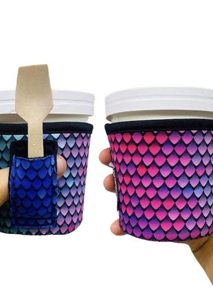 Purple Mermaid Pint Size Ice Cream Handler™ - Drink Handlers