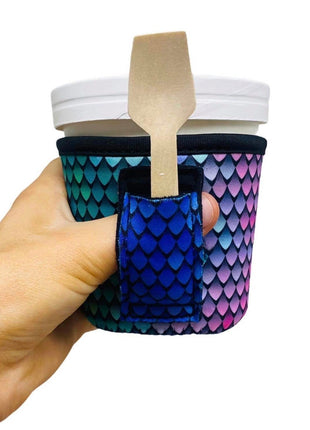 Purple Mermaid Pint Size Ice Cream Handler™ - Drink Handlers