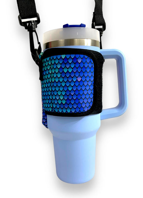 Purple Mermaid Wrap Around Drink Pocket *PREORDER* - Drink Handlers